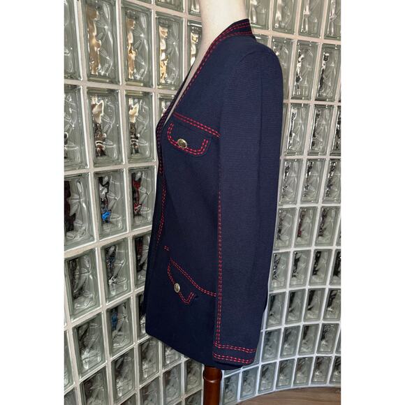 Maje “Mollie” topstitched cardigan 100% cotton - size 40 - 8-10/US - OG1 - Picture 7 of 12